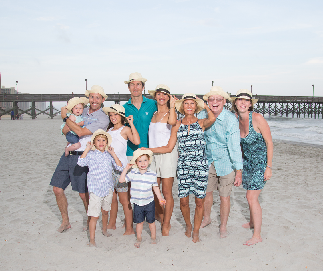 Beach package family photo