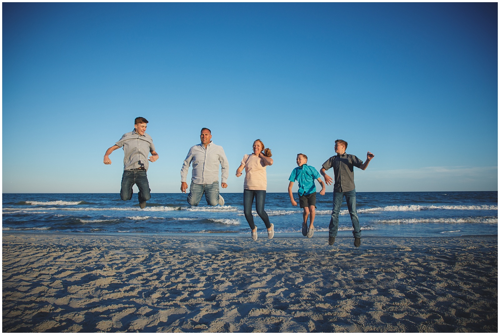 Surfside Beach Family Photography – The Mazzotti Family from Colorado